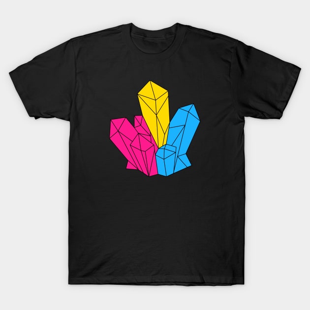 Pansexual Crystal T-Shirt by Pridish